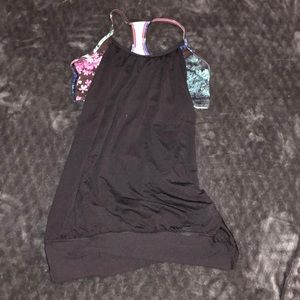 Lululemon built in bra workout top